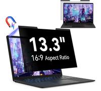 Filtro de privacidad magnético 13.3 pulgadas 16:9 para pantalla portátil, protector de pantalla extraíble anti luz azul compatible con Dell/ASUS/HP/Acer/Lenovo/Thinkpad/Samsung/Sony