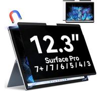 Filtro de privacidad magnético compatible con Microsoft Surface Pro 7 Plus/Pro 7/Pro 6/Pro 5/Pro 4/Pro 3, 12,3 pulgadas desmontable anti espía luz azul privacidad privacidad