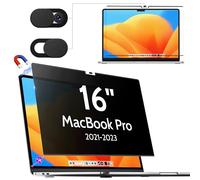 Filtro de privacidad magnético para Apple MacBook Pro de 16 pulgadas (2021-2026, M1, M2, M3, M4, M5 Pro/Max), filtro de privacidad extraíble, antirreflejos, luz azul para ordenador portátil, protector
