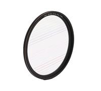 Filtro de Raya de Color, Filtro de Cámara de Vidrio óptico Punto a Línea Portátil para Disparos Al Aire Libre (77mm)
