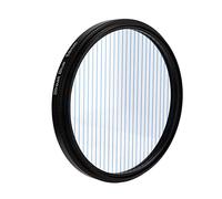 Filtro de Rayas Azules de 52mm/55mm/58mm, Filtro de Lente de Efectos Especiales Vidrio óptico Anamórfico con Marco de Aleación de Aluminio, para para para, mm/2,28 Pulgadas