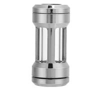 Filtro de Refrigeración por Agua para Computadora, Pantalla de Filtro de Acero Inoxidable, Conector de Conector de Filtros de Enfriador con Rosca Hembra Acrílica Latón G1/4 (Plata)