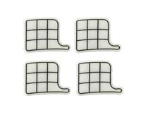 Filtro de rejilla de motor para Folletto VK135 VK136 - Juego de 4 piezas compatibles con Vorwerk - Repuesto antipolvo de alta calidad para aspiradora
