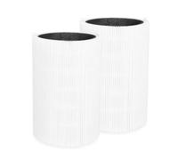 Filtro De Repuesto De Carbón Activo Compatible Con Blueair, Blue Pure 411/411+ Y 3210.(2pcs white)