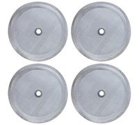 Filtro de repuesto de prensa francesa, 4 pulgadas, reutilizable 304 de malla de acero inoxidable 3 para cafeteras de prensa francesa Bodum