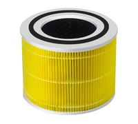Filtro de repuesto for purificador de aire Levoit Core 300, filtro HEPA for mascotas, sistema de filtración de carbón activado.(Yellow)
