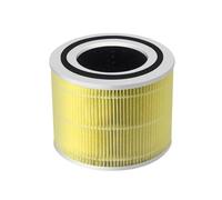 Filtro de repuesto for purificador de aire, sistema de filtración de carbón activado, filtros de repuesto absorbentes, compatible con Levoit, filtro Core 300, piezas for purificador de aire.(Yellow)