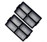 Filtro de repuesto funcional para aspiradoras robot ILIFE G9PRO V9 V9PRO A12PRO construido para servir como una combinación directa para su uso en ciclos de limpieza regulares (paquete de 2)