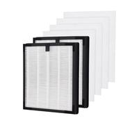Filtro de repuesto HY4866 compatible con purificador de aire Morento HY4866, filtro de aire 3 en 1 H13 HEPA de repuesto para filtro HY4866, filtro de carbón activo (2 filtros + 4 prefiltros)