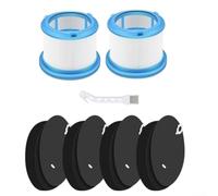Filtro de repuesto lavable para aspiradoras Bissell 4039 4052 4241 4026 4051 4137 4031, kit de filtro de 4 unidades con prefiltros y herramienta de limpieza