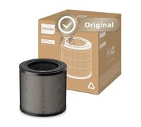 Filtro de repuesto original de Philips para los purificadores de aire serie 900 AC0950 y AC0951, HEPA NanoProtect + carbón activo, 12 meses de duración, negro/blanco (FY0910/30)