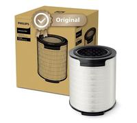 Philips Filtro 3 en 1 original, NanoProtect HEPA, Carbón activo y Prefiltro, 1 año de uso, Compatible con AC1715 y AC1711, Te protege del polen, el polvo, la caspa de mascotas y los gases (FY1700/30)