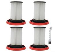 Filtro de repuesto para aspiradora Bosch Unlimited Gen-2 Series 8 filtros HEPA con cepillo de limpieza para limpiador 12036642 12023349 (paquete de 4)