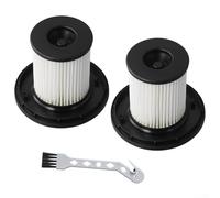 Filtro de repuesto para aspiradora de mano inalámbrica Bosch 12033215, compatible con BCS611AM, BBS612PCK, BCS612W Series, incluye 2 filtros y cepillo de limpieza
