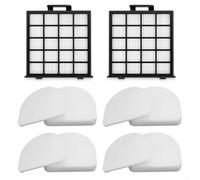 Filtro de repuesto para aspiradora, espuma vertical y filtro de fieltro para Shark AZ4000 AZ4002 AZ4000C Detect Pro Max para eliminación de polvo de alfombras (A)