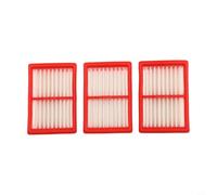 Filtro de repuesto para aspiradora Gde12 Gde18v-12 Gde18v-16 Gde28d, papel de filtro blanco, alta olección de polvo, material resistente, kit de instalación rápida (paquete de 3)