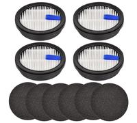 Filtro de repuesto para aspiradora vertical Afoddon A200Pro A200, 4 filtros HEPA + 6 prefiltros de espuma para aspiradora inalámbrica Orfeld B08 / C10A / C10G para aspiradora inalámbrica NEQUARE S12
