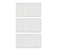 Filtro de repuesto para aspiradora Vexilar Robot compatible con modelos W11, sistema de filtración, polvo, eliminación de pelo de mascotas, accesorios de limpieza del hogar, blanco (3 piezas)