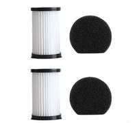 Filtro de repuesto para aspiradoras Bomann Bs1948cb Ariete Electric Broom Handy Force 2761 2759 Rbt, 2.3 pulgadas de diámetro x 3.85 pulgadas de alto, plástico, paquete de 2
