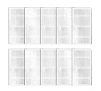 Filtro de repuesto para aspiradoras robóticas Cecotec para Conga 7490 Immortal así como 8290 Immortal, material plástico y papel, pantalla blanca, cuatro unidades (paquete de 10)