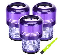 Filtro de Repuesto para Dyson V11 Absolute, Animal, Torque Drive, V15 Detect SV14 - 3 Unidades - Aspiradora Inalámbrica - Reemplaza Pieza #970013-02 y 97001302