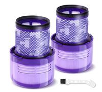 Filtro de Repuesto para Dyson V11 V15 V15s SV14, Paquete de 2 Filtros y 1 Cepillo Compatible con V11 Torque Drive Animal Complete Extra V15 Detect V15s, Comparar con la Pieza 970013-02