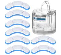 Filtro de repuesto para fuente de gato, 8 unidades, con fijación de olores para gatitos y cachorros, pack de recambio para fuente de agua, para apartamento, casa o dormitorio