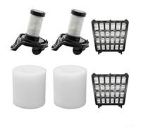 Filtro de repuesto para Shark para Flex para Duoclean HV390 HV391 HV392 - Kit de premotor de fieltro de espuma lavable de 6 piezas