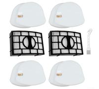 Filtro de repuesto para Shark ZU561, ZU560, UV650 y ZU572, 2 filtros con 4 filtros de espuma y 4 filtros de fieltro, cepillo de limpieza
