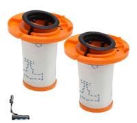 Filtro de repuesto ZR009014 para aspiradora Rowenta X-Force Flex 13.60 RH9A36WV/X-Force Flex 12.60 RH98A8WO/ 16.60 RH9CD9E0/ 14.80 RH9B74WO, paquete de 2 filtros lavables