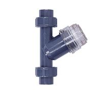 Filtro de riego por goteo de PVC ABS, resistente y duradero, tipo Y, de baja resistencia, para riego agrícola, acuarios, industria química, tratamiento de agua.