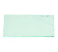 Filtro de soldadura transparente 50x100 mm, protección contra salpica
