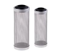 Filtro de tanque de camarones - Malla prefiltrante de acuario de acero inoxidable, colador de admisión | Protección de manga de filtro de acuario, red de aislamiento de camarones y peces, protector de