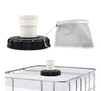 Filtro de Tanque de Cubierta | Filtro de Agua de Lluvia | Filtro de Tapa | Kit Adaptador de Manguera de contenedor de Agua | Accsores de Bolsas Accesorios IBC Accesorios