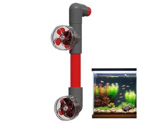 Filtro de tanque de peces, material de polipropileno, filtración silenciosa | Máquina de sobretensión de ventilador autorgiratorio, sin BPA, para agua dulce, agua salada, marina, arrecife, tortuga