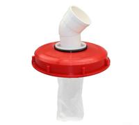 Filtro de tapa de bolsa IBC con colador de recolección de agua de lluvia, cubierta de tanque DN150 DN225, tapa de plástico resistente a los ácidos con desechos de malla de nailon para ventilación de