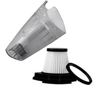 Filtro de taza de polvo de repuesto para Midea para SC861 para SC861A para piezas de aspiradora U1, diseño de tanque de vacío rápido que evita que pequeñas partículas entren en el motor