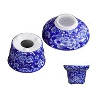 Filtro de té, colador de té, herramienta decorativa resistente al calor de cerámica | paraguas infusor de té, colador para el hogar, meditación, yoga, sentado, apartamento, dormitorio universitario