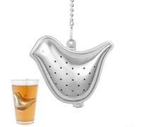 Filtro de té de pájaro de acero inoxidable con construcción de malla perforada para un flujo de agua uniforme y extracción equilibrada de compuestos de té