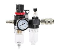 Filtro de trampa regulador separador de aceite y agua AFC2000 for compresor de aire con reductor de presión G1/4 AFR2000 + AL2000 (UE)(AFC2000,8MM)