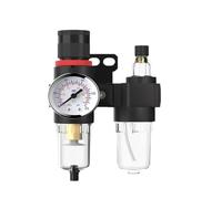 Filtro de trampa regulador separador de agua y aceite AFC2000, compresor de aire for aerógrafo, reducción de presión de 1/4(AFC2000 w PC402,1 set.)