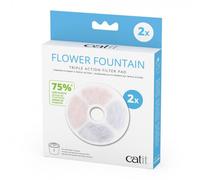 Filtro Catit Triple Acción para Flower Fountain - 2 Unidades