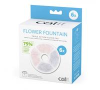 Catit - Filtro Tripla Ação para Bebedouro Flower 2pcs - Cantidad: 6 unidades