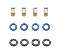 Filtro de urea kit Juego de 4 filtros de Kit de reparación de inyector de combustible, arandelas de sellado aptas para gasolina 1,4 16v 1984F4 IPM018 IPM012 IPM-018 Filtro de urea de reemplazo