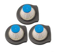 Filtro de vacío lavable de 2.3 pulgadas de largo para Dustbuster de mano, diseño de plástico y papel, se adapta a aspiradoras HLVC Plus REVHV8J Series (paquete de 3)