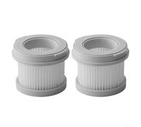 Filtro de vacío para Xiaomi MJCMY02DY - Filtración HEPA H13 lavable, 99% de eficiencia para partículas de hasta 0,3 μm, apto para aspiradora inalámbrica MiJia (2 unidades)