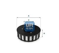 UFI Filters Filtro, ventilación bloque motor (Ref: 27.686.00)