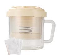 Filtro de yogur - Colador de yogur multifuncional con tapa - Herramienta casera ajustable para el hogar, cocina, hogar, alimentos, , queso