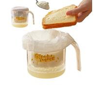 Filtro de yogur con tapa, filtro separador para yogur con bolsas de malla fina, accesorio de cocina para hacer queso fresco - niñas, familias, adultos y adolescentes