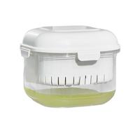 Filtro de yogur con tapa, reutilizable, filtrado a presión, malla fina, para cocina, yogurt, para soja, leche, sopa, bayas, de frutas, café, ensalada, preparación